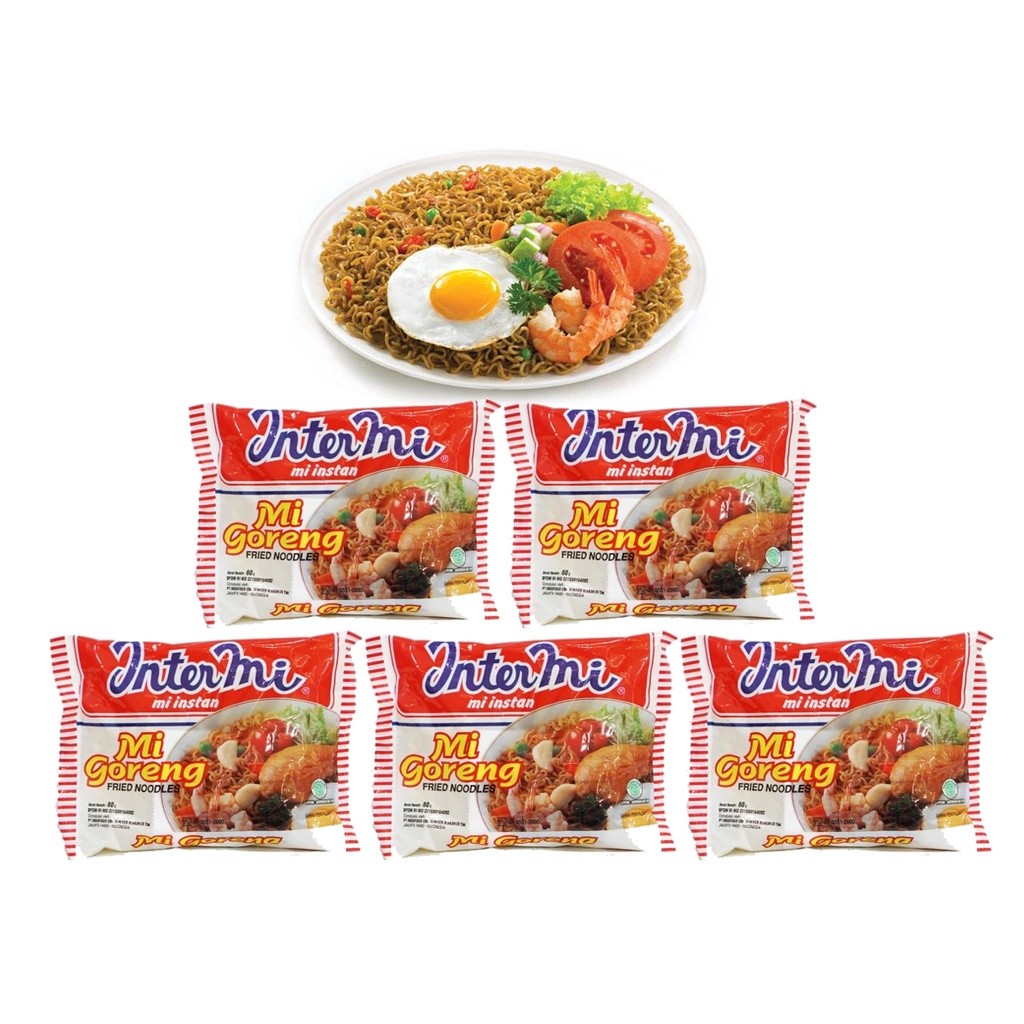 

(FANIA GROSIR) Intermi Mie Goreng 60 gr (Isi 5pcs)
