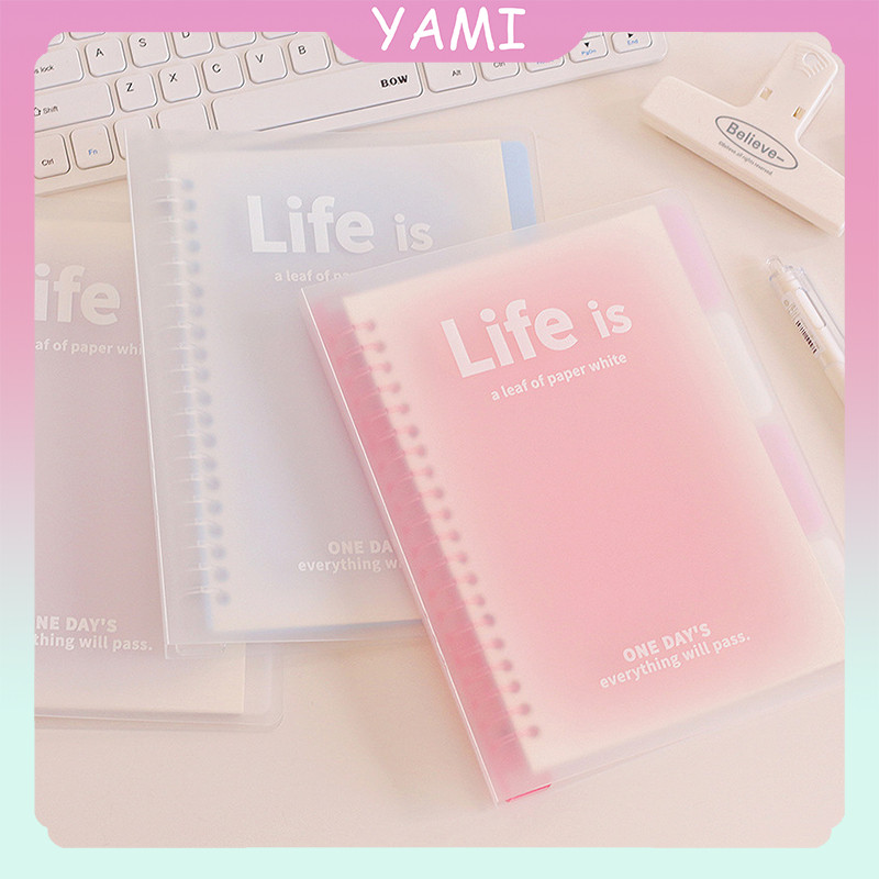 

A5 B5 Buku Binder Notebook Aesthetic Korea Besar / Buku Catatan Lucu / Buku Aesthetic Stationery Alat Tulis Cute Notebook A5 B5