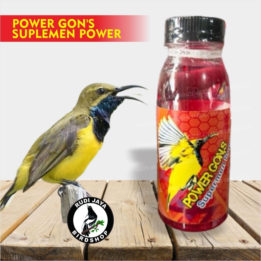 SEDIA POWER GON GON,S VITAMIN NEKTAR NECTAR PAKAN MAKANAN PENGGACOR BURUNG SOGON SOGOK OTONG KONIN
