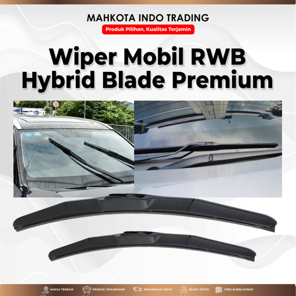Wiper Mobil AVANZA XENIA Karet Hybrid Blade RWB