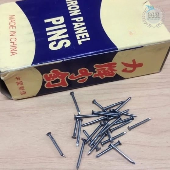 PAKU POWER IRON PANEL PINS PAKU TRIPLEK 5/8 INCH PAKU JARUM HALUS SOL OLS PAKU POWER TRIPLEX 5/8 IRO