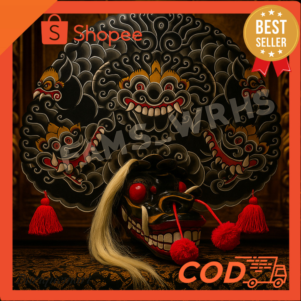 Promo  Barongan Telon VIP Ukuran 22 Full Kayu Barongan Caplokan Kayu