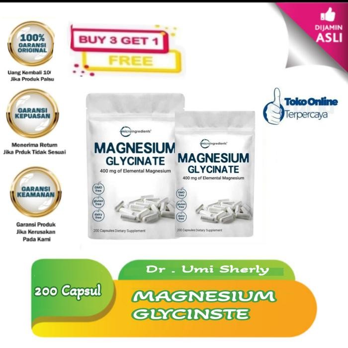 Microingredients Magnesium Glycinate 400mg Original