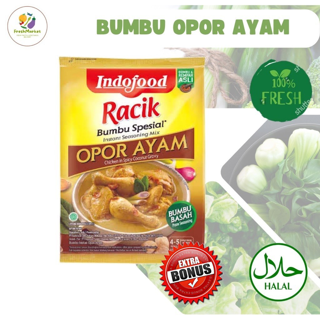 

Bumbu Racik Opor Ayam Instan Indofood Sayurinstant