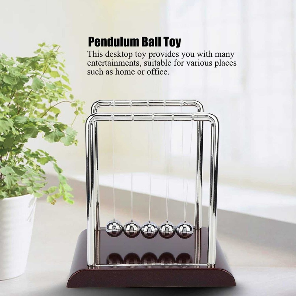 

Pajangan Meja Pendulum Newton Office Table Decoration 5 Ball - H50S