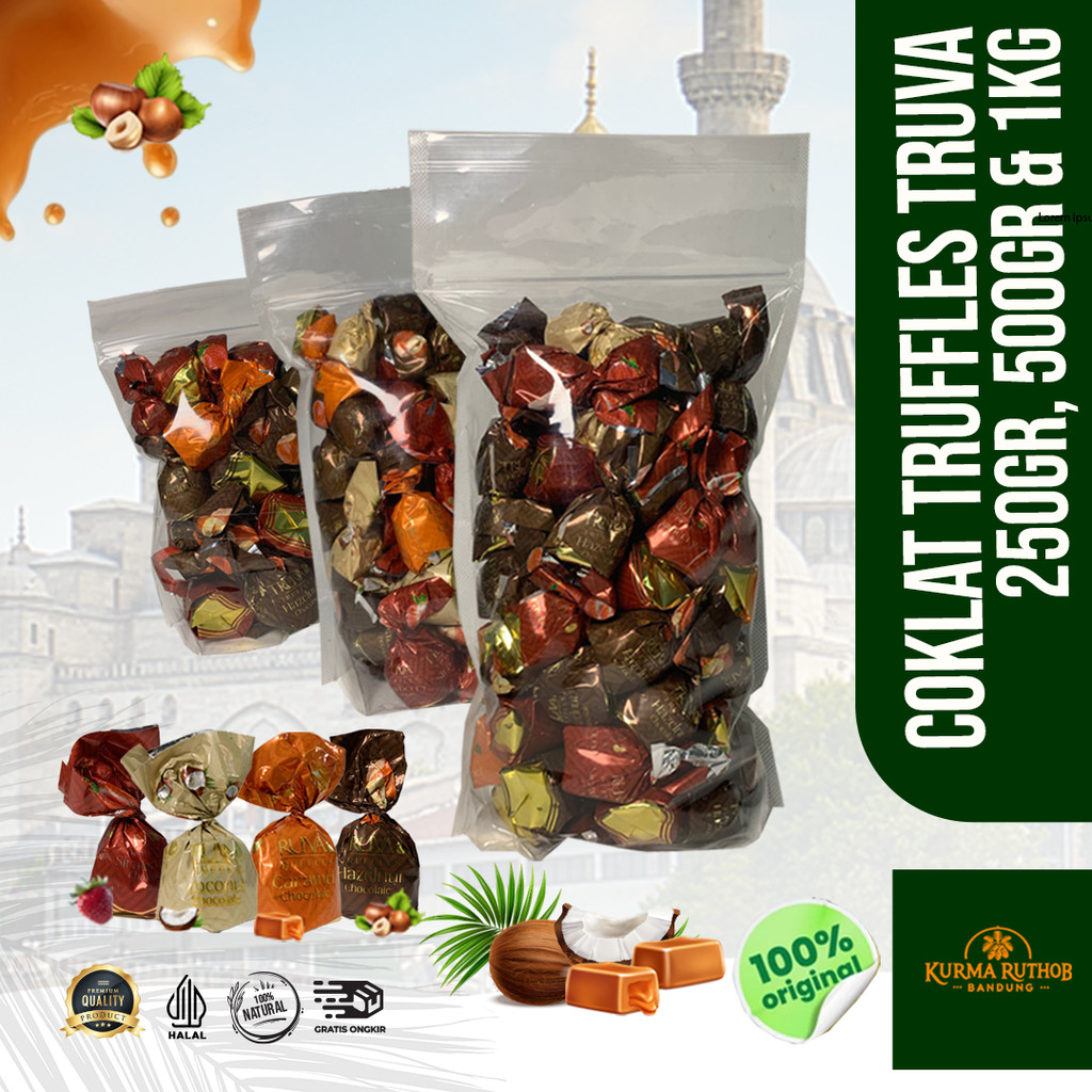 

COKLAT TRUVA TRUFFLES RICE CRISPY / COKELAT TRUFFLES TRUVA MIX RASA PREMIUM