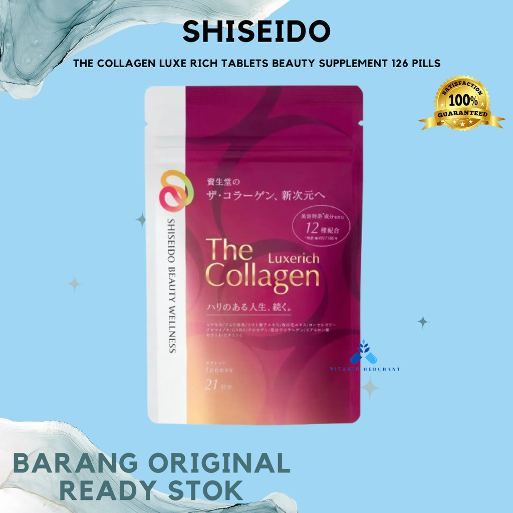 Shiseido The Collagen Luxe Rich Tablets Beauty Supplement 126 Pills - w&w