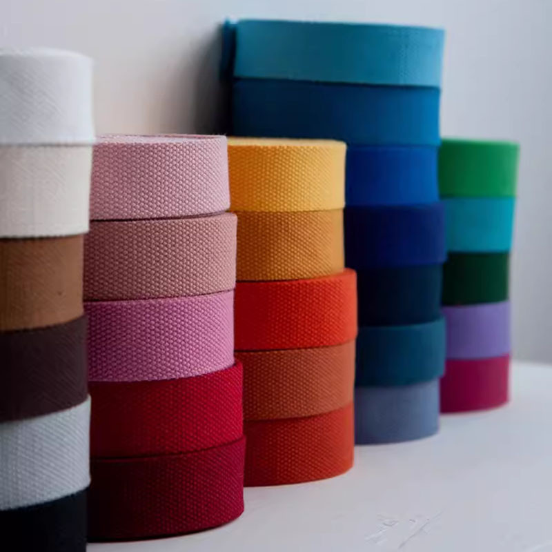 

New 5 Yards 20/25/32/38/50mm Webbing Polyester Cotton Canvas Webbings Ribbon for Backpack Strap Belt Tape Garment Woven Band