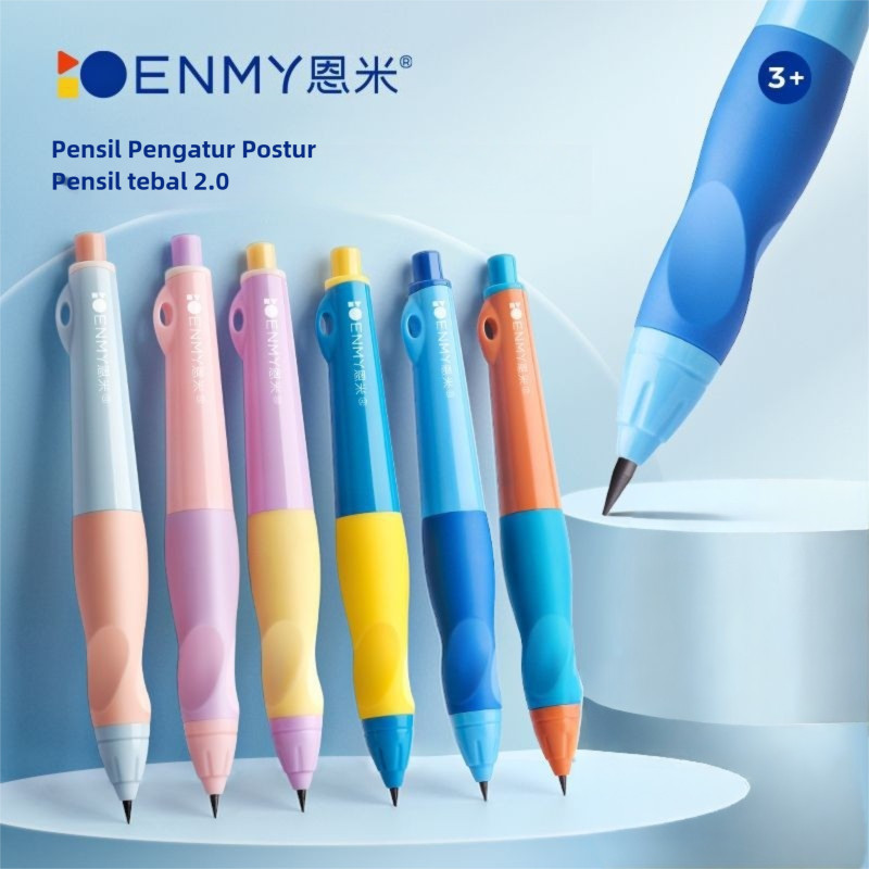 

ENMY Pensil Mekanik 2.0mm HB Mechanical Pencil Ujung Besar High Quality Stationery