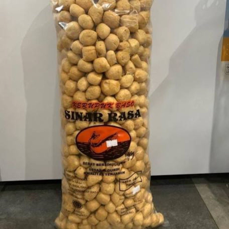 

KERUPUK BAKSO SR / KUKU MACAN / BASO AMPYANG 1 KG (KERUPUK IKAN TENGGIRI)