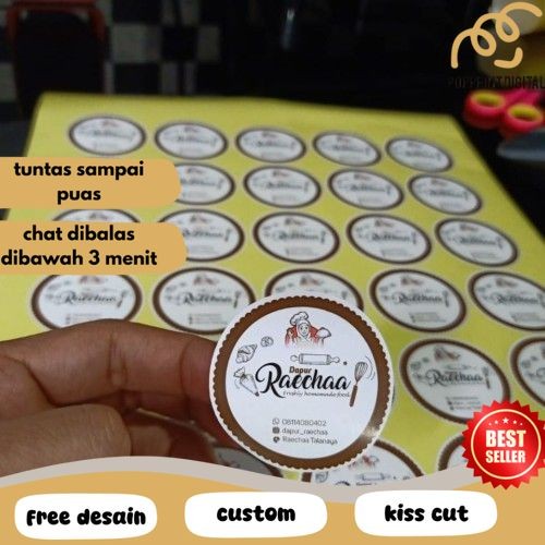 

PpD Print & Cut Sticker Chromo A3+ Cetak Kiss Cut Stiker Label Kromo Cromo Bandung