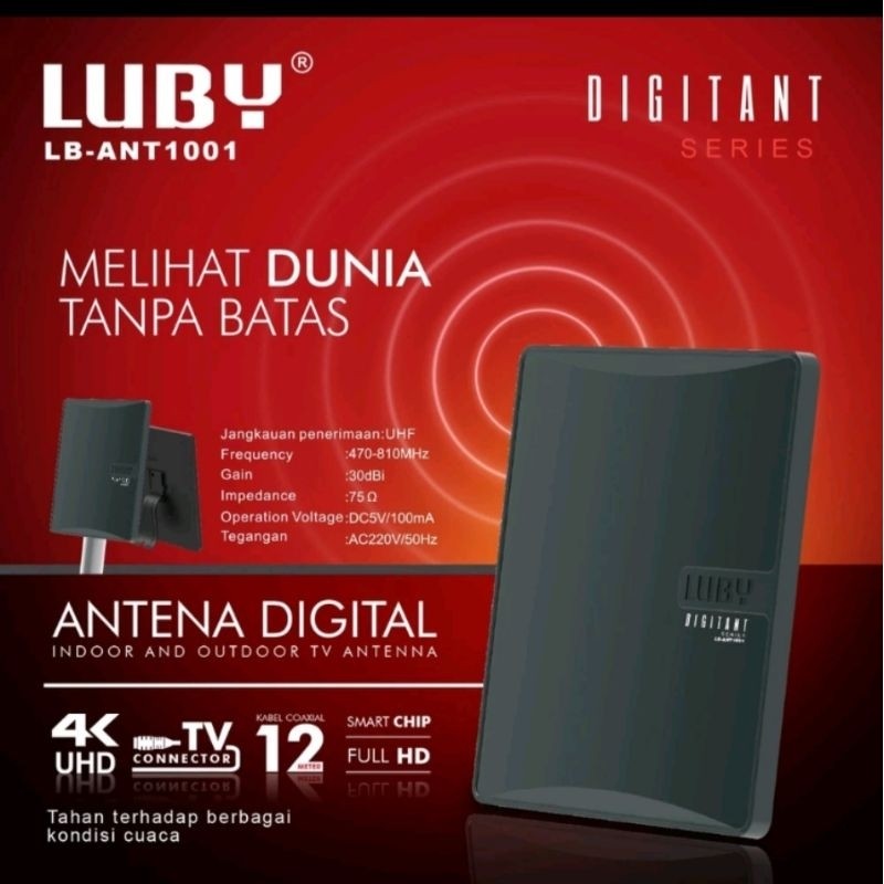 antena digital luby 1001