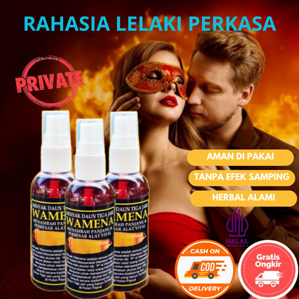 Bisa Cod!!! Minyak WAMENA Asli Daun Tiga Jari - Minyak Wamena Original 100% Papua - Minyak Pembesar 