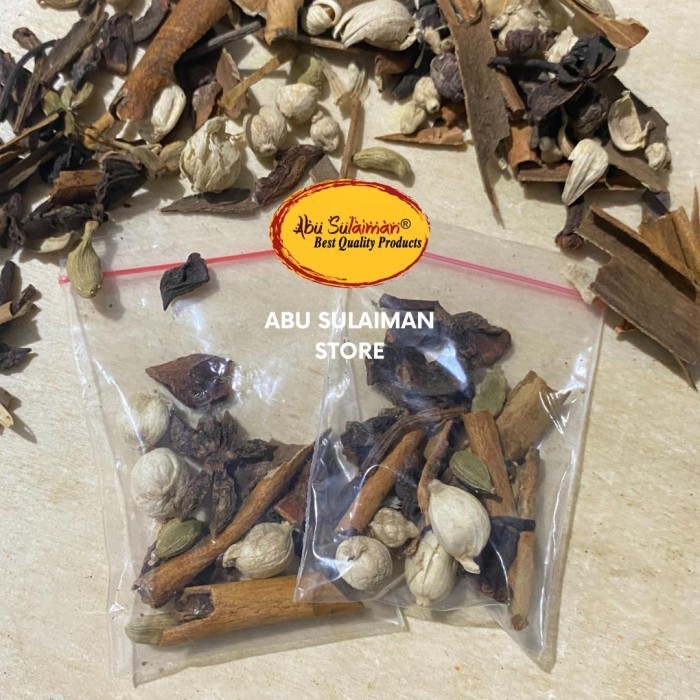 

PAKET REMPAH PELENGKAP ABU SULAIMAN STORE TANGERANG / Arabian Spices Mix / Rempah Tambahan