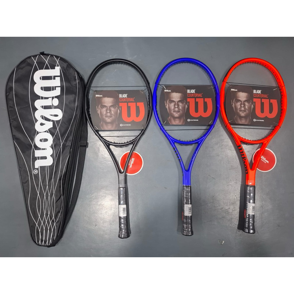 Ready RAKET TENIS WILSON PROSTAFF RF 97 + SENAR DUNLOP S-gut FREE TAS