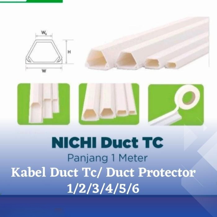 Kabel Duct Duc Nichi TC / Pipa TC 1/2/3/4/5/6 Pengaman Protector Kabel
