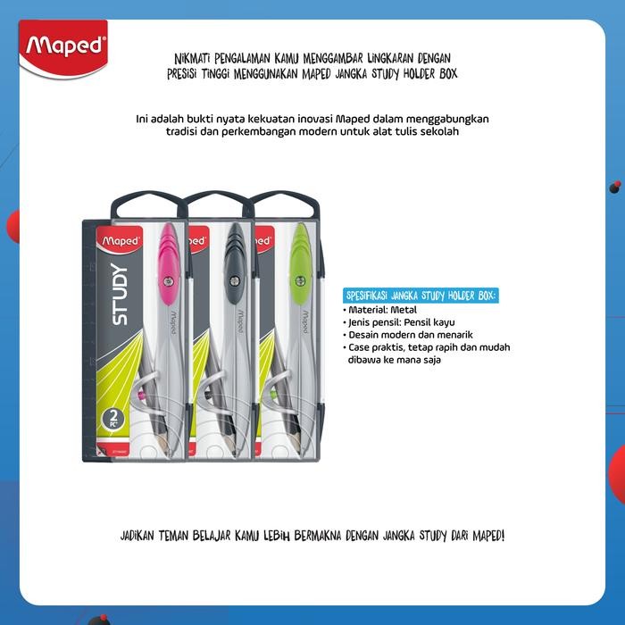 

Maped Jangka Study w/ Universal Holder - Spesifikasi