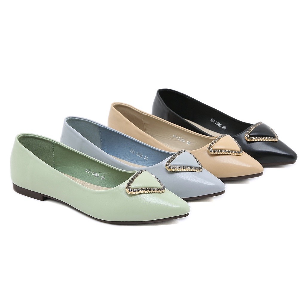 ELLORA EG-2060 Sepatu Wanita Flat Shoes 1CM