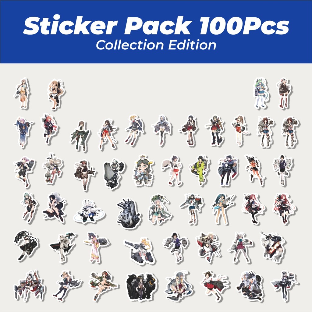 

Hot Stiker Anime Game Series Kantai Collection Character 1 Lucu Anti Air Stikers Berperekat Waterproof Sticker Decal Buat Motor Helm Buku Journal Koper Casing HP Laptop Botol Minum