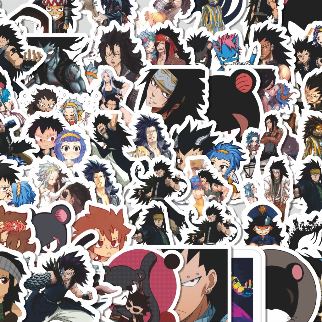 

Stiker Cutting Pack Stiker Anime Series Fairy Tail Character Gajeel Redfox Isi 100Pcs Series Aesthetic Lucu Keren Untuk Koper Bahan Vynil