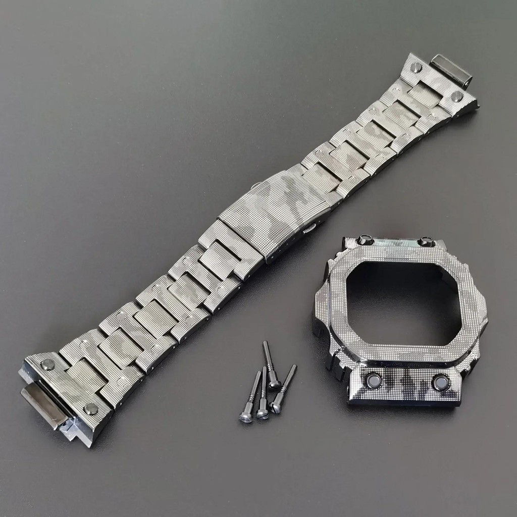 5th Gen5 GX56 Camouflage Strap Bezel Case 316 Stainless Steel Watchbands and Bezel for GX56BB GXW-56