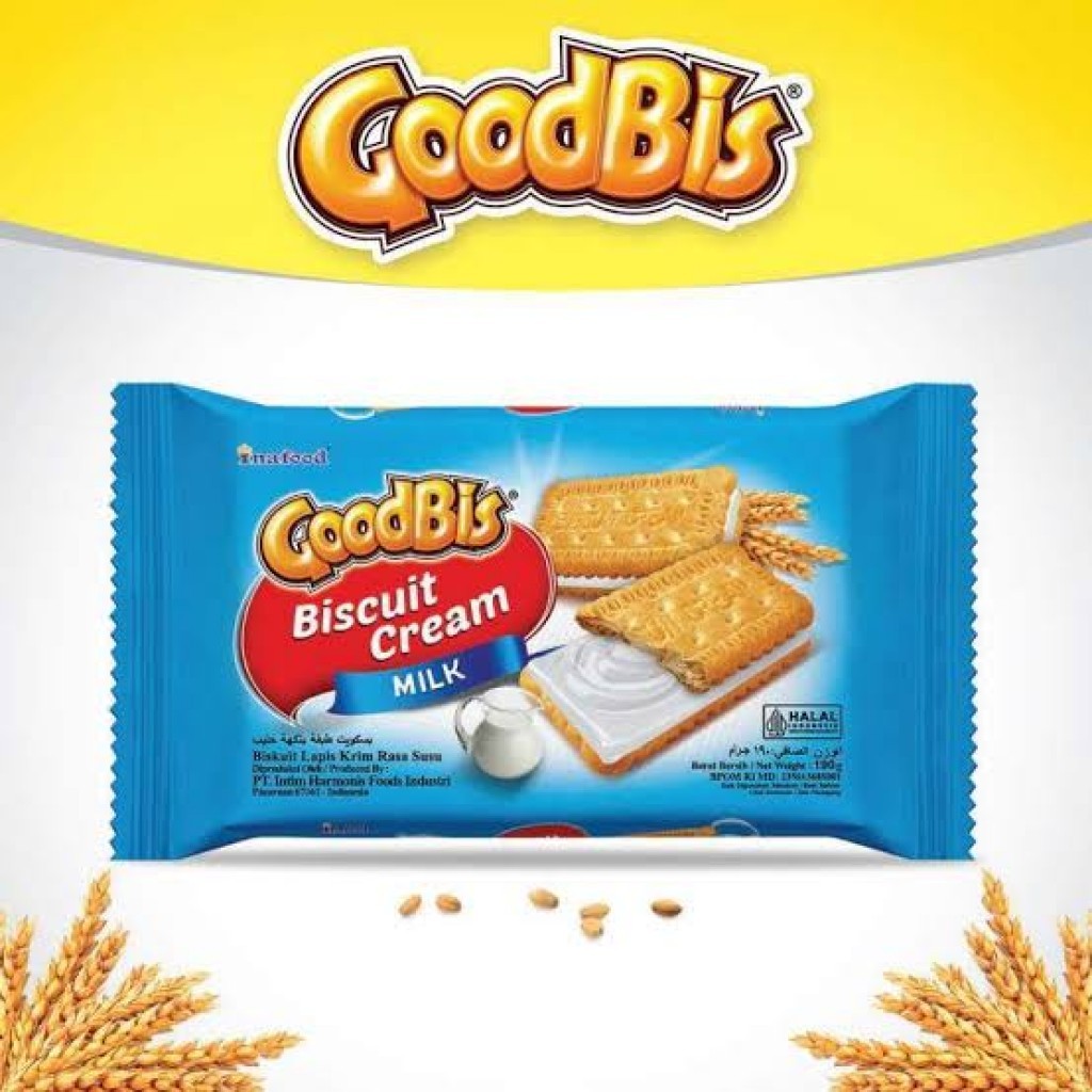 

[Biscuit] Goodbis - Biskuit Cream Susu 190gr