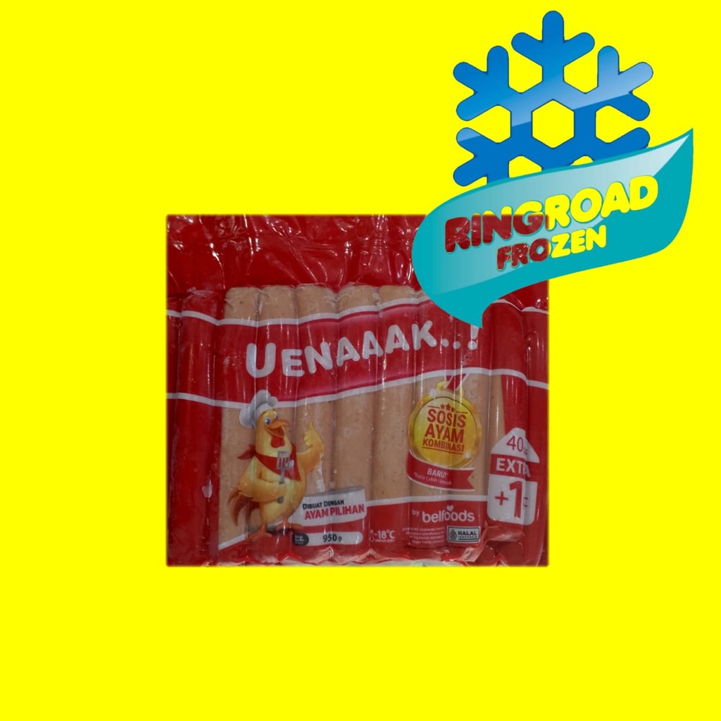 

BELFOODS Sosis Ayam 1 KG (40+1)