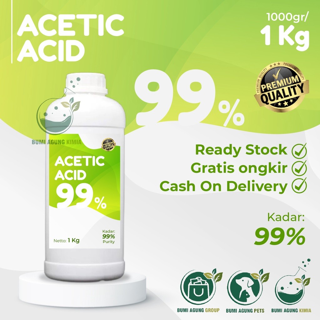 

Ready Kimia - Biang Cuka Food Grade 1Kg bisa untuk makanan 1 KG