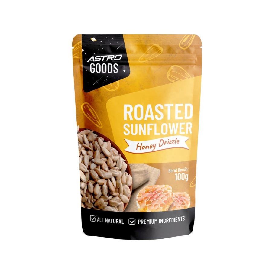 

Roasted Sunflower Seeds Honey Drizzle Astro Goods 100gram