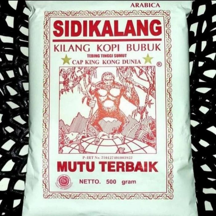 

SIDIKALANG BUBUK KOPI MERAH CAP KINGKONG DUNIA 500 GRAM GILING KASAR