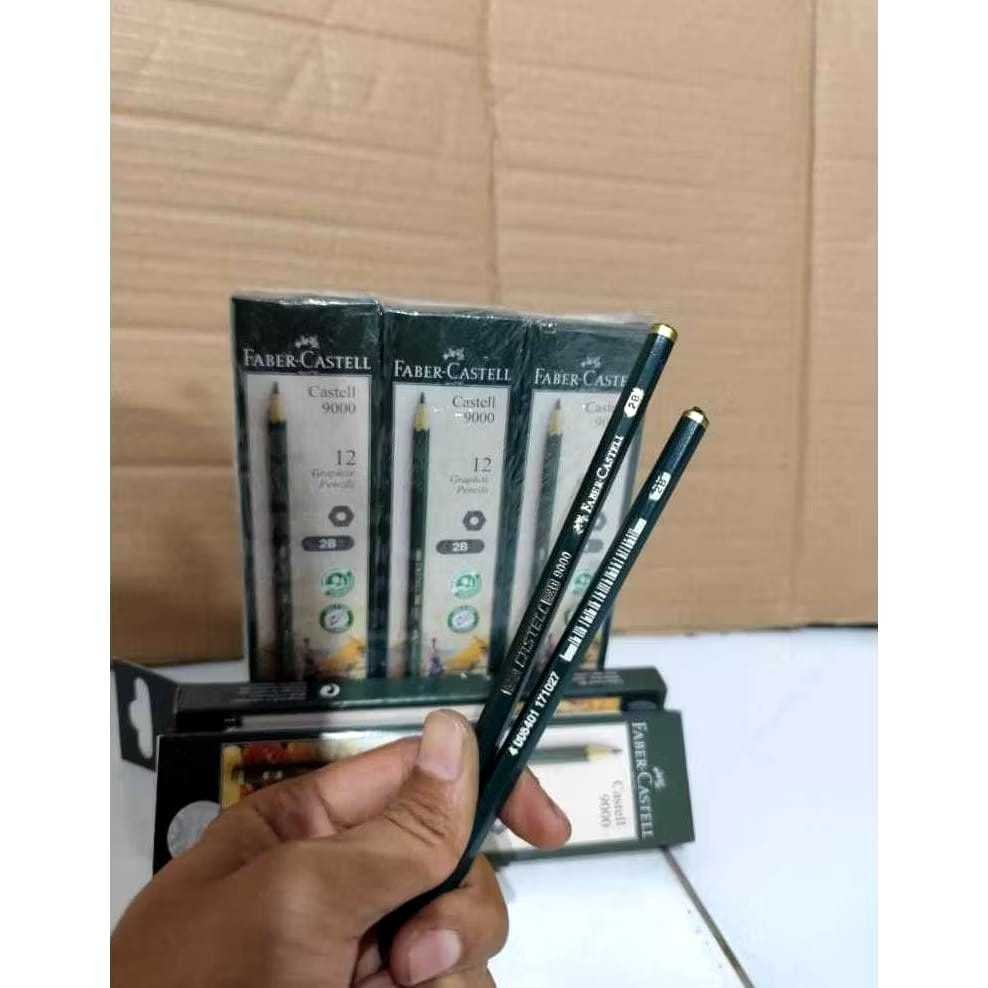 

Ready Pensil Faber-Castell 2B Hitam (12 Pcs/Pak)