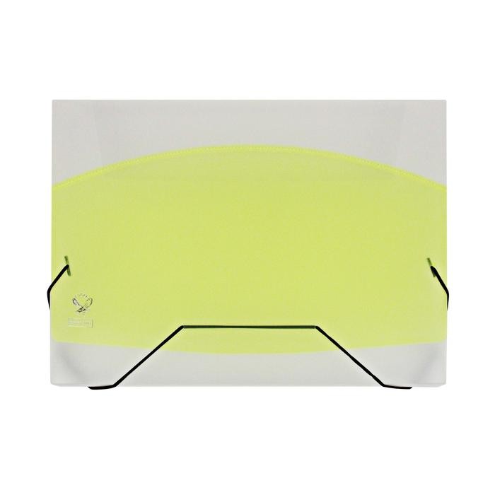 

EAGLE FILES Carry File Box Banded Neon Color F4 (Folio) / Tas Dokumen / Map Dokumen Tali Karet Elastis - Kuning