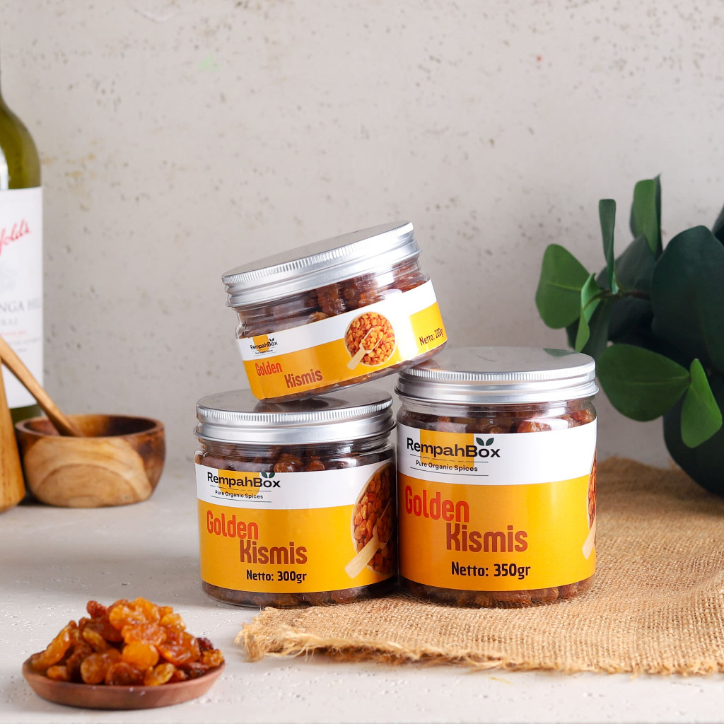 

Rempah Box Kismis Golden Raisins Premium Organik Original 100% Raisin Simin Organic