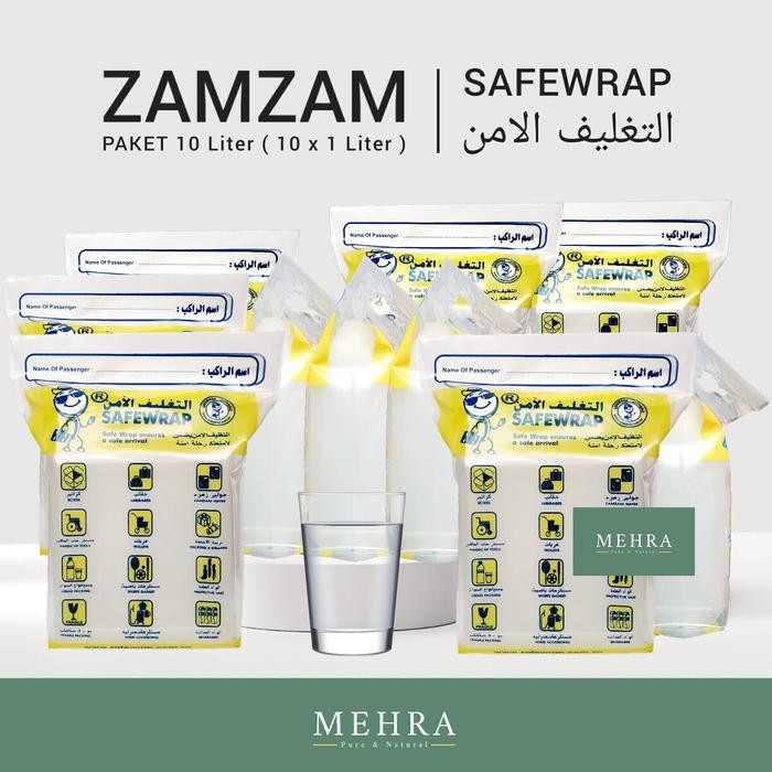 

AIR ZAM ZAM ASLI ORIGINAL 5 LITER / ZAMZAM 5 LITER ( 1 LITER x 5 pcs ) - 10 x 1 LITER