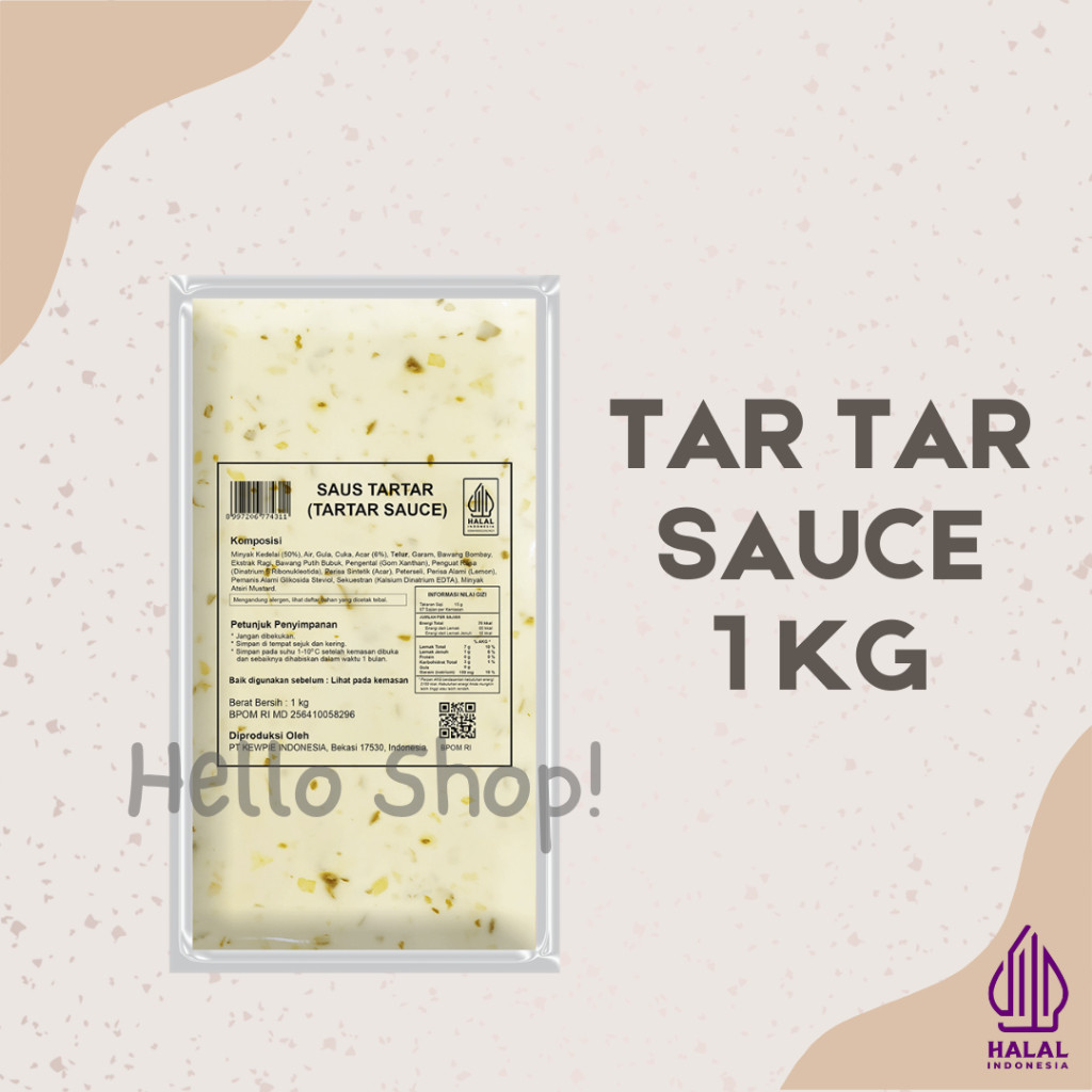 

KEWPIE SAUS TARTAR / Tar-Tar Sauce 1 Kg