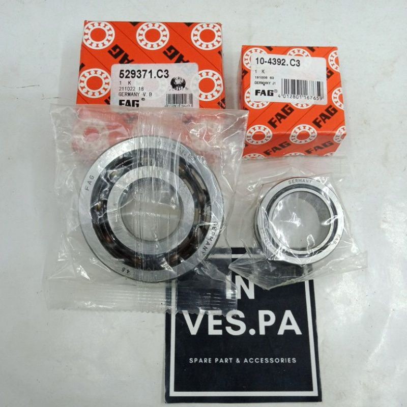 sepasang laher bearing FAG kruk as besar vespa ps px pxe excel exclusive strada spartan npx T5