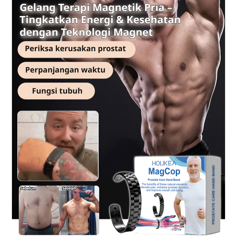 ❤️COD/GRATIS ONGKIR❤️Gelang Terapi Magnetik Pria /Gelang Kesehatan Gelang Perawatan/Gelang Pasangan 