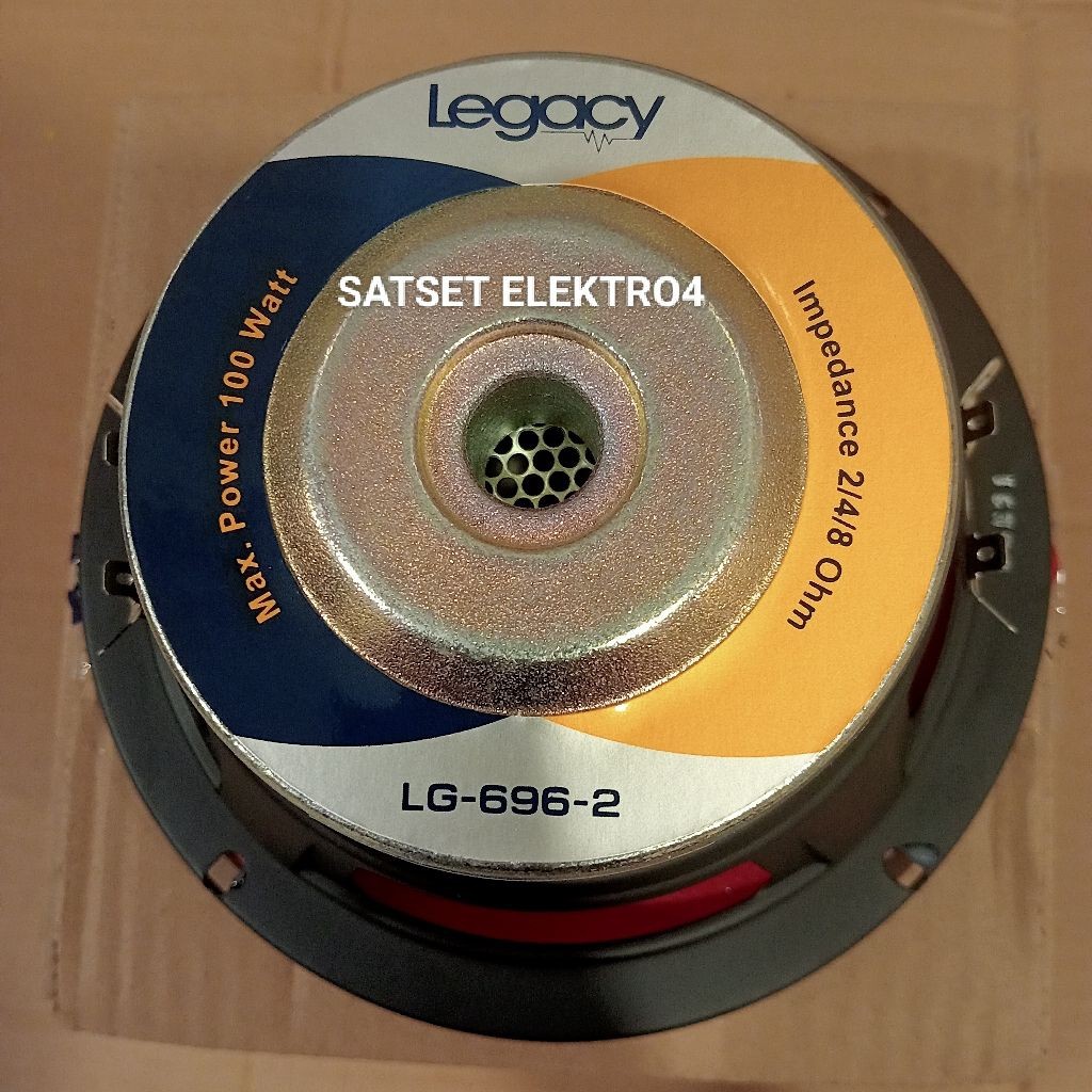 SPEAKER SUBWOOFER LEGACY 6 INCH LG-696-2 DOUBLE COIL