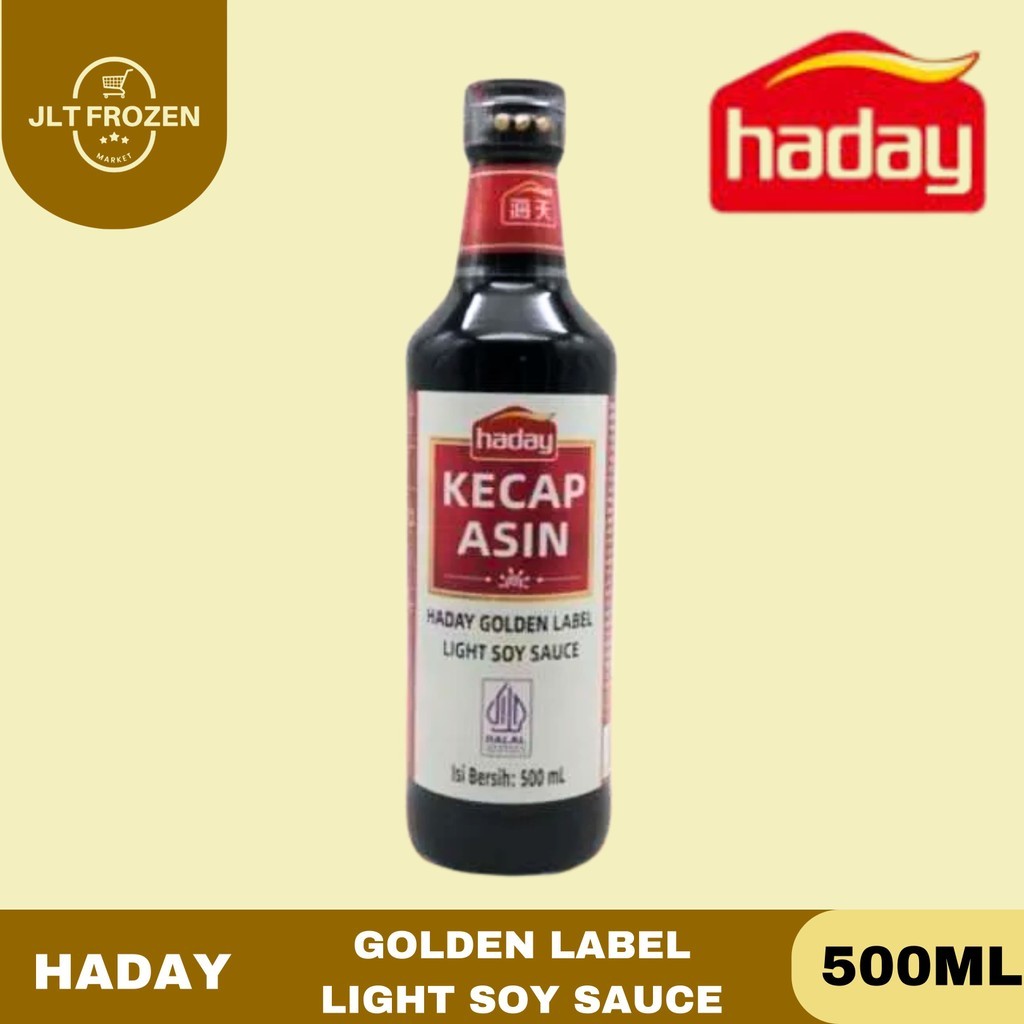 

Haday Golden Label Light Soy Sauce 500ml - 1 PCS / Kecap Asin