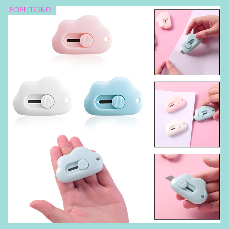 

Mini Pisau Kecil Pemotong Kertas / Hand Cutter / Karakter Lucu Pisau Cutter Awan Mini / Cutter Mini Pisau Kecil Bentuk Awan