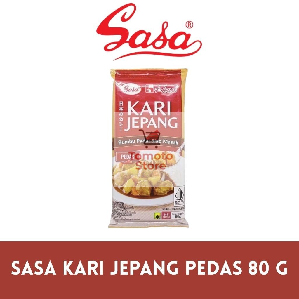

✨ TOMOTOSTORE ✨ SASA Kari Jepang Bumbu Padat Siap Masak Pedas 80 gr