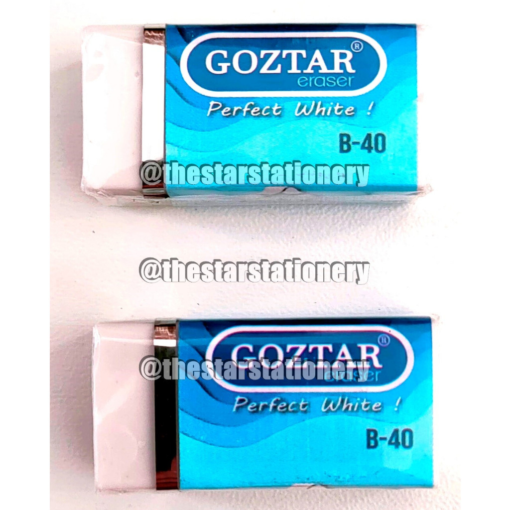 

(1 Pack isi 40 Pcs) GROSIR Penghapus Goztar 4B B-40 B-40B B-40C / Penghapus Goztar Murah (1 Pack/40)