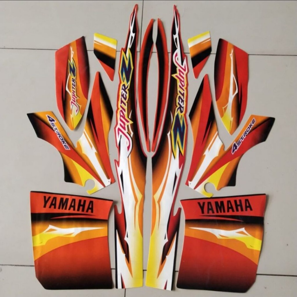 Striping Ori body Yamaha Jupiter Z 2004 stiker bawaan original bodi yamaha jupiter cw jupiter karbu 