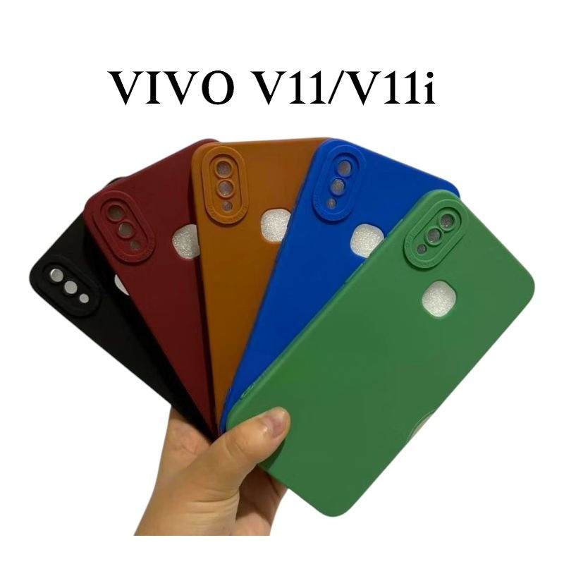 Case Macaron Vivo V11 V11i Softcase Pro Kamera