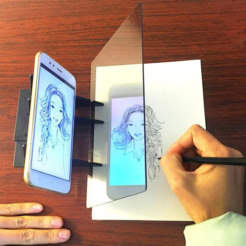 

Transparent Drawing Board Learning Drawing Tools Table Copying Board Mobile Phone Screen Projection Drawing Sketching Tool