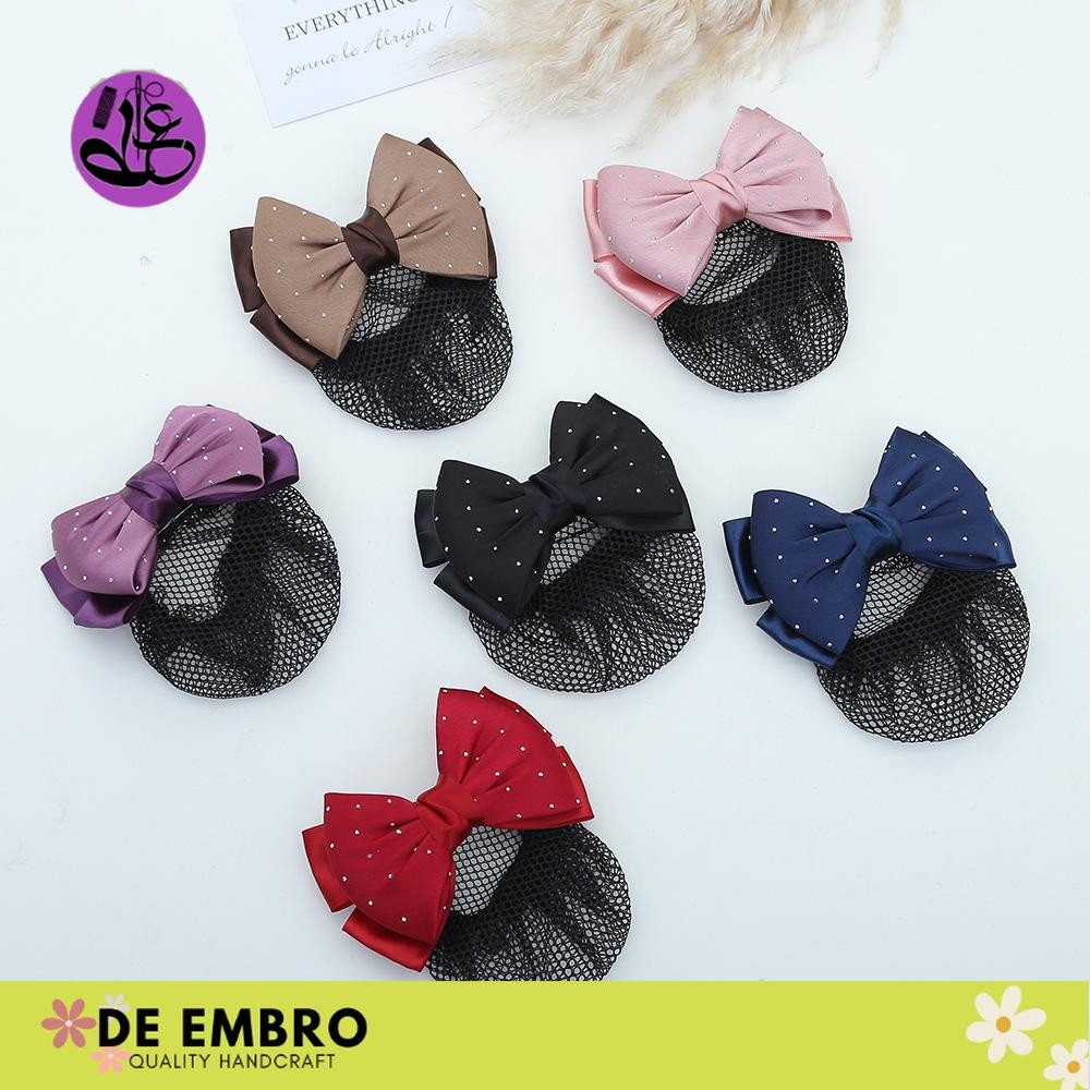 Aksesoris Rambut Ikat dan Scrunchie Cepol Rambut Jaring Cepol Harinet diamond Hernet Hair net blink 