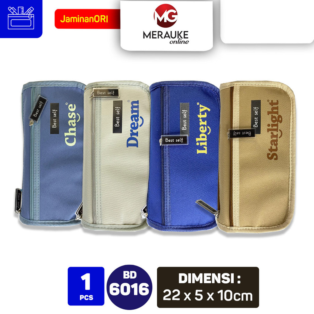 

KINHSHION Tempat Pensil / Pencil Case Best Self Kain BD 6016