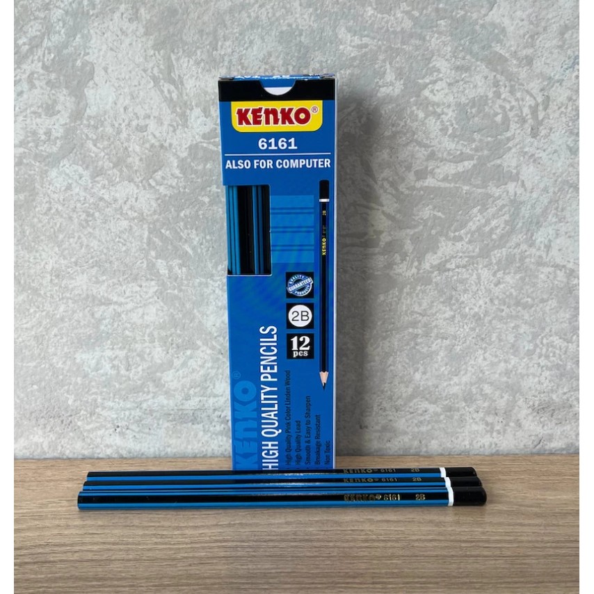 

Pensil 2B BIRU KENKO 6161
