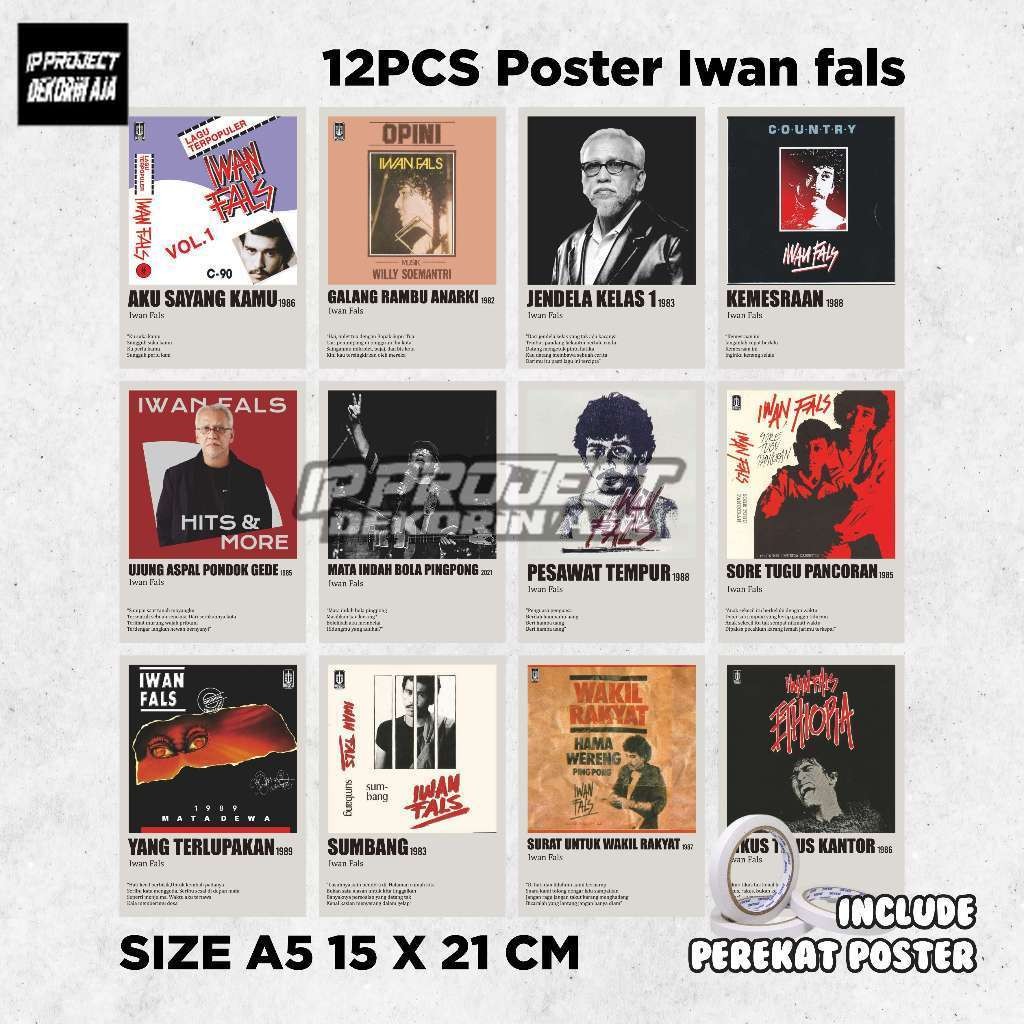 Poster Playlist Band Iwan Fals