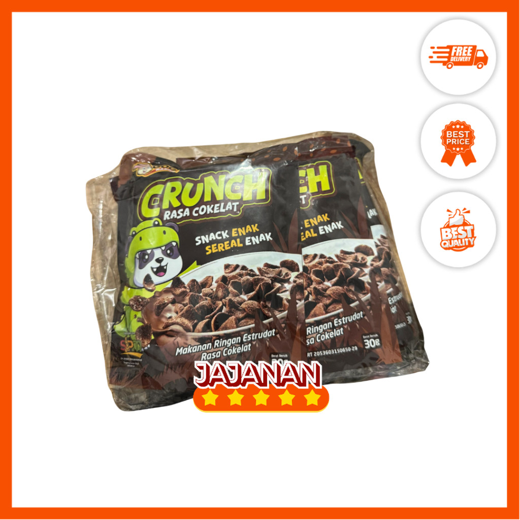 

Gogo Rabbit Crunch Rasa Cokelat Snack Sereal 1 Pack isi 5 pcs x 30gr
